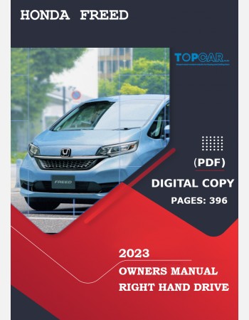 honda freed 2023 owners manual in english